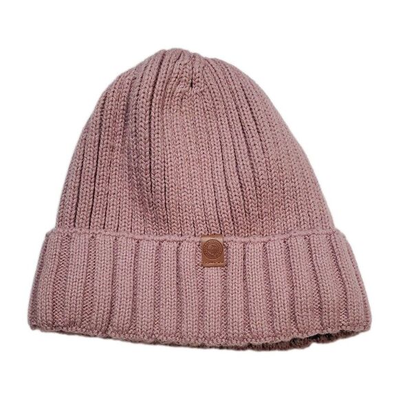 Canada Weather Gear Accessories - Canada Weather Gear Pink Knit Beanie Faux Fur Lined